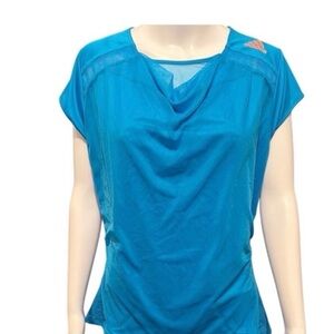 Adidas Women's Vibrant Blue Short Sleeve Tee